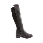 DGN 615-22K Siyah Kadın Fermuarlı Knee High Çizme