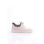 DGN Erkek Lastik Bağcıklı Sneaker Ayakkabı Kırık Beyaz