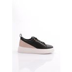 Dgn Es851 Kadin Kalin Taban Halhal Detayli Silver Taşli Sneakers Ayakkabi