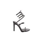 DGN Kadın Abiye Stiletto, Siyah Rugan, 36 Numara