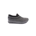 DGN Kadın Kalın Taban Silver Taşlı Sneakers Ayakkabı Platin 112130172674