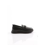 DGN Kadın Loafer Günlük Ayakkabı, Siyah Kırışık, 38 Numara, M700-2129