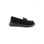DGN Kadın Loafer Günlük Ayakkabı, Siyah Süet, 38 Numara 8800002517108