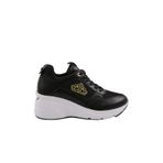 DGN Kadın Sneaker, Dolgu Topuklu, Siyah, 39