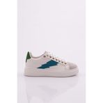 DGN Kadın Sneaker Spor Ayakkabı, Beyaz Mavi, 36 Numara