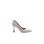 DGN Kadın Stiletto, Gümüş Saten Nova, 36 Numara