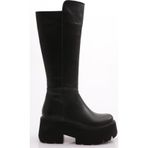 DGN PM08-K603 KADIN YUVARLAK BURUN KALIN TABAN ÇİZME