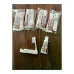 DGV Otel Tipi Seyahat Tipi Diş Seti Jelatinli Katlanır Diş Fırçası + Diş Macunu 10 Ml 100 Adet TYBQP5CTB2CAW0E775