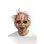 DGY STORE EmrK75T97849 Saçlı Chucky Korku Maskesi – Gerçekçi Dikişli Ve Detaylı Maske