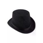 DGY STORE EmrK75T98589 Siyah Keçe Sihirbaz Fötr Şapka 12 Cm