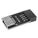 DGZZI USB Ön Panel Adaptörü USB 2.0 Ön Panel Başlığı USB 9Pin'den USB 2.0 Tip-E Dahili Adaptör