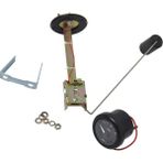 Dharry 12V 52MM Tekne Deniz Yakıt Deposu Seviye Göstergesi E-1/2-F W/ LED Arka Işık (Yurt Dışından)