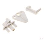 Dharry 2 Adet Deniz Evrensel Duba Yedek Kapısı/ Mandal, Plastik 2 Set (Yurt Dışından)
