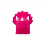 Dhink Triceratops Silikon 14x12x17 cm Pembe Gece Lambası