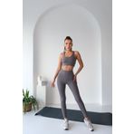 di base Dalgıç Scuba Kumaş Yüksek Bel Füme Spor Tayt