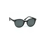 Di Caprio Dc4027black Yuvarlak Oval Mat Siyah Polarize Camlı Unisex Güneş Gözlüğü