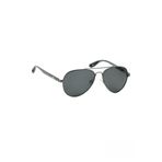Di Caprio Metalik Gri Füme Premium Çerçeve Damla Model Aviator Polarize Camlı Erkek Güneş Gözlüğü