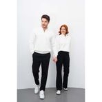 DI LORIA Sevgili Kombin 4 ‘lü Kadın&Erkek Siyah-Beyaz Sweatshirt Pantolon Alt-Üst Takım