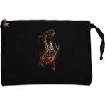 Diablo Iıı Hellfire World Of Warcraft Siyah Clutch Astarlı Cüzdan / El Çantası - 25x18cm