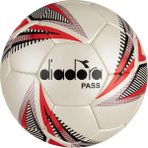 Diadora Pass Dikişli 5 No Futbol Topu - Kırmızı - Beyaz