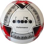 Diadora Performance Dikişli 5 No Futbol Topu - Beyaz - Kırmızı