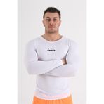 Diadora Pro - Erkek Beyaz Sıkı Kesimli Uzun Kollu Içlik - 1140051 - 2XL