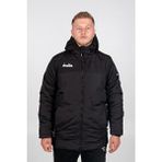 Diadora Siyah Kadın Alto Anorak Uzun Mont Kapüşonlu Yaka ile Regular Fit Konfor - XL