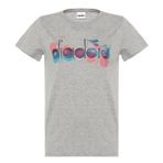 Diadora Ss Iconic Açık Gri Kadın T-shirt