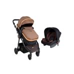 Diamond Baby Weg Travel (Seyahat Sistem) Bebek Arabası, Pusetli, Çift yönlü, Ayak Örtülü Kahverengi