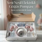 Diamond Mama Elmas Anne XN-D212 Dokunmatik LCD Ekranlı USB Şarjlı Çift Başlıklı 2 Fazlı Elektrikli Göğüs Pompası - Standart - Beyaz