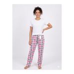 DİAMOND OUTLET Pijama Altı kadın – Rahat Kesim Ekose Desenli Ev pijama, Günlük Kullanım