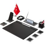 Diamond Silver Sümen Takımı 9 Parça Siyah