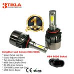Diamond-x Hb4 9006 Beyaz Led Xenon Şimşek Etkili Far Ampül 8000 Lümen