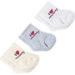 Diamondstar Erkek Bebe Havlu Asetat 1 Ay,6 Ay Çorap - Renkli - 0 - 6 Ay