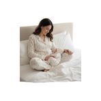 diamondstar HAVUÇ DESEN ANNE BEBEK LOHUSA PİJAMA SET TAKIM 3 Ay