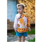 diamondstar Zürafa Desenli Uzun Kollu Unisex Bebek Mama Önlüğü 0-2 yaş