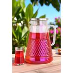 Diamora Elmas Desenli Cam Sürahi 1800 ml