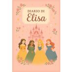 Diario di Alessia – Quaderno a Righe 6x9 | 100 Pagine | Copertina Rosa Principesse: Taccuino personalizzato da principessa per scuola, università e appunti di lavoro