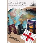 Diario di Viaggio Inghilterra: Un divertente pianificatore di viaggio per documentare il tuo viaggio | Diario da Compilare per Viaggio | Descrivi il ... visitati, i pasti e incolla le tue foto...