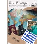 Diario di Viaggio Milos: Un planner di viaggio entusiasmante per registrare le tue avventure | Diario da Compilare per Viaggio | Descrivi il Tuo ... Visitati, i Pasti e Incolla le Tue Foto...