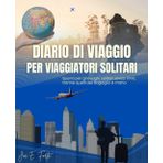 Diario di viaggio per viaggiatori solitari: Organizza, pianifica e ricorda ogni vacanza: diario da compilare per immortalare ogni viaggio, con spazio ... itinerari, recensioni dei posti visitati