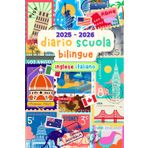 Diario Scolastico Bilingue 2025/2026 (Inglese & Italiano) | Bilingual School Diary 2025/2026 (English & Italian) Ideale per la scuola primaria e prima ... e pagine da colorare! | 305 pagine, 10 Mesi