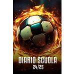 Diario Scuola 2024 2025 A5: Agenda scolastica giornaliera, un giorno per pagina, per studente elementari medie superiori, calcio