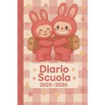 Diario Scuola 2025 2026: Agenda Scolastica per Studente Scuola Elementari Medie Superiori | kawaii
