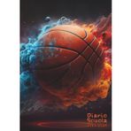 Diario Scuola 2025 2026 Basket: Programma settimanale Da Settembre 2025 a Agosto 2026 per Ragazze e Ragazzi