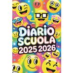 Diario Scuola 2025 2026: Diario Giornaliero Carino e Motivazionale per Ragazze delle Medie e Superiori