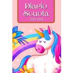 Diario Scuola 2025 2026: Unicorno - Agenda Scolastica Per Bambina e Ragazza, Elementari, Media, Superiori | Formato Conveniente 6x9 Pollici