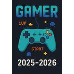 Diario Scuola per Gamer: 2024 2025 | Agenda Gaming Giornaliera per Studente Scuola Elementari Medie Superiori | Planner Scolastico da Settembre a Giugno