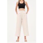 diaves Taş Renk Keten Karışımlı Culotte Pantolon