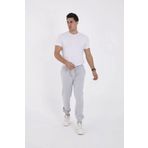 DİAWAYS Unisex Kışlık Üç İplik Lastikli Eşofman Pantolon - Gri